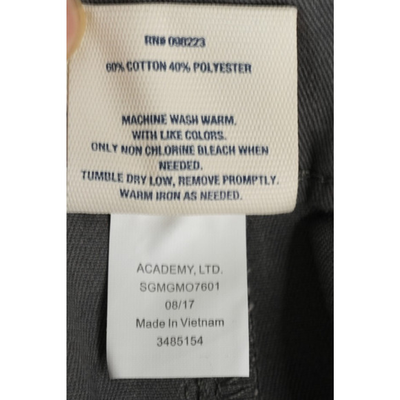 Magellan Outdoors Chino Pants Mens 42X30 Dark Gray Flat Front Heritage New - Picture 6 of 10